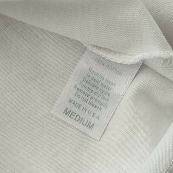 ROKIT Men's Masked Short Sleeve T-Shirt White Jersey Cotton Made in USA - M, XL - Picture 6 of 6